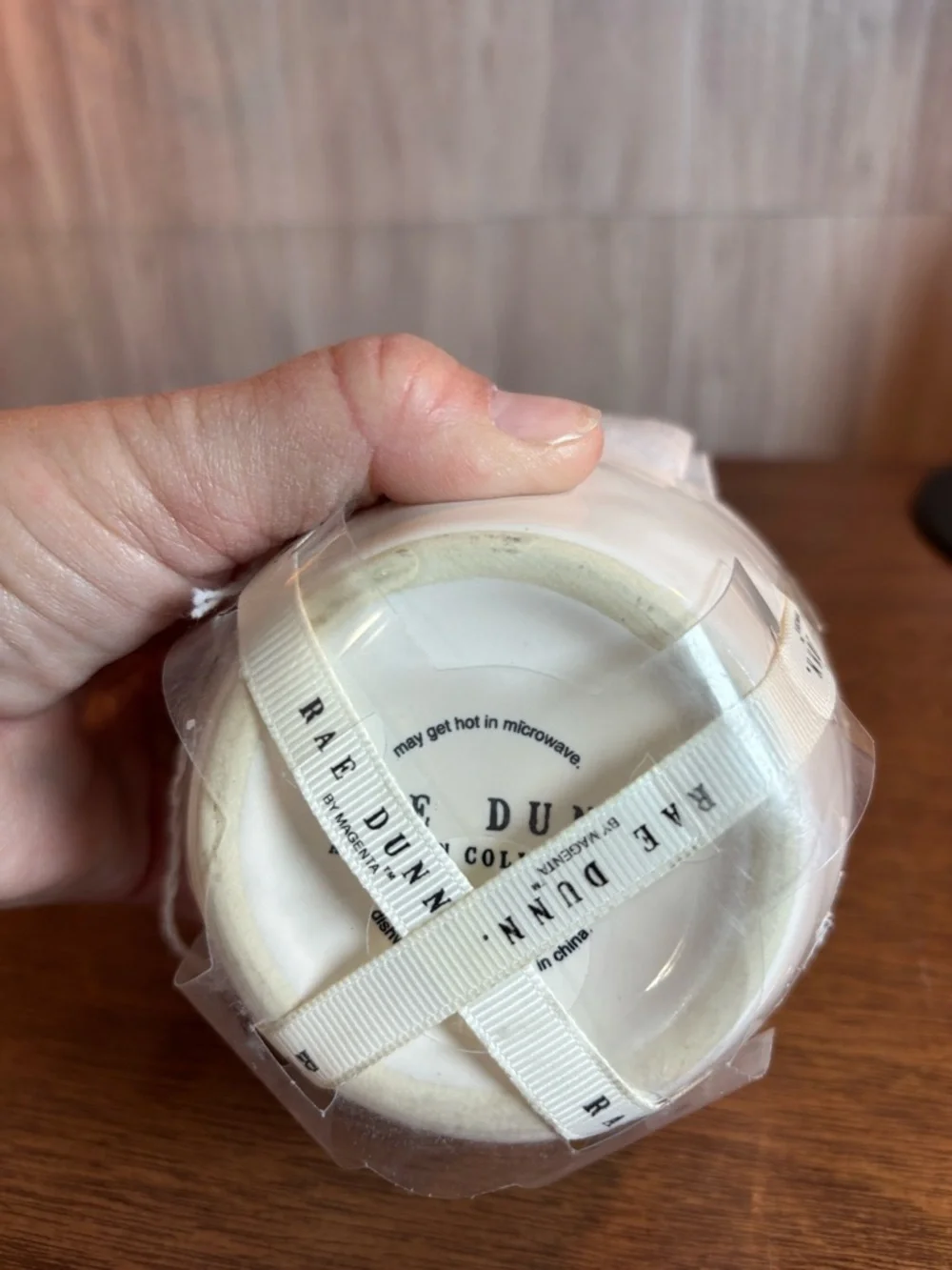 Rae Dunn White Glossy Ceramic measuring Cup Set NWT